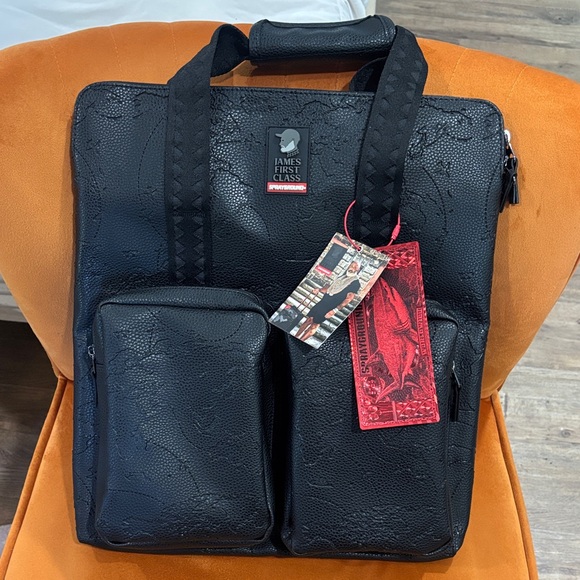 SOLDTOUT SPRAYGROUND NWT James First Class Tycoon Traveler Messenger Bag